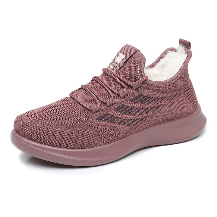 Damen Sportliche und warme Sneakers mit kuscheligem Innenfutter Drune