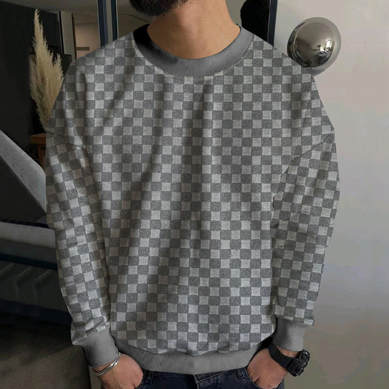 Herren modisches Sweatshirt mit strukturiertem Obermaterial und lässigem Schnitt Drune