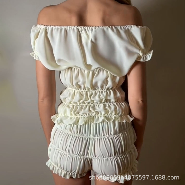 Damen Off-Shoulder Sommeroverall Drune