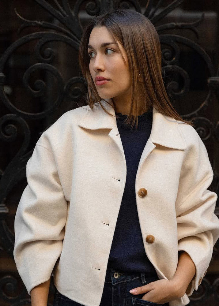 Drune | Grace - Kurz geschnittene Wollmischjacke