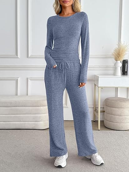 Damen gemütliches Lounge-Set mit weitem Schnitt Drune