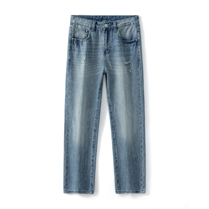 Herren entspannte Jeans im modernen Destroyed-Look Drune
