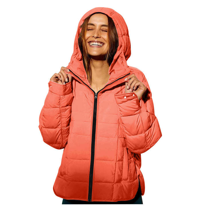 Damen Winterjacke mit abnehmbarer Kapuze und wasserabweisender Beschichtung Drune