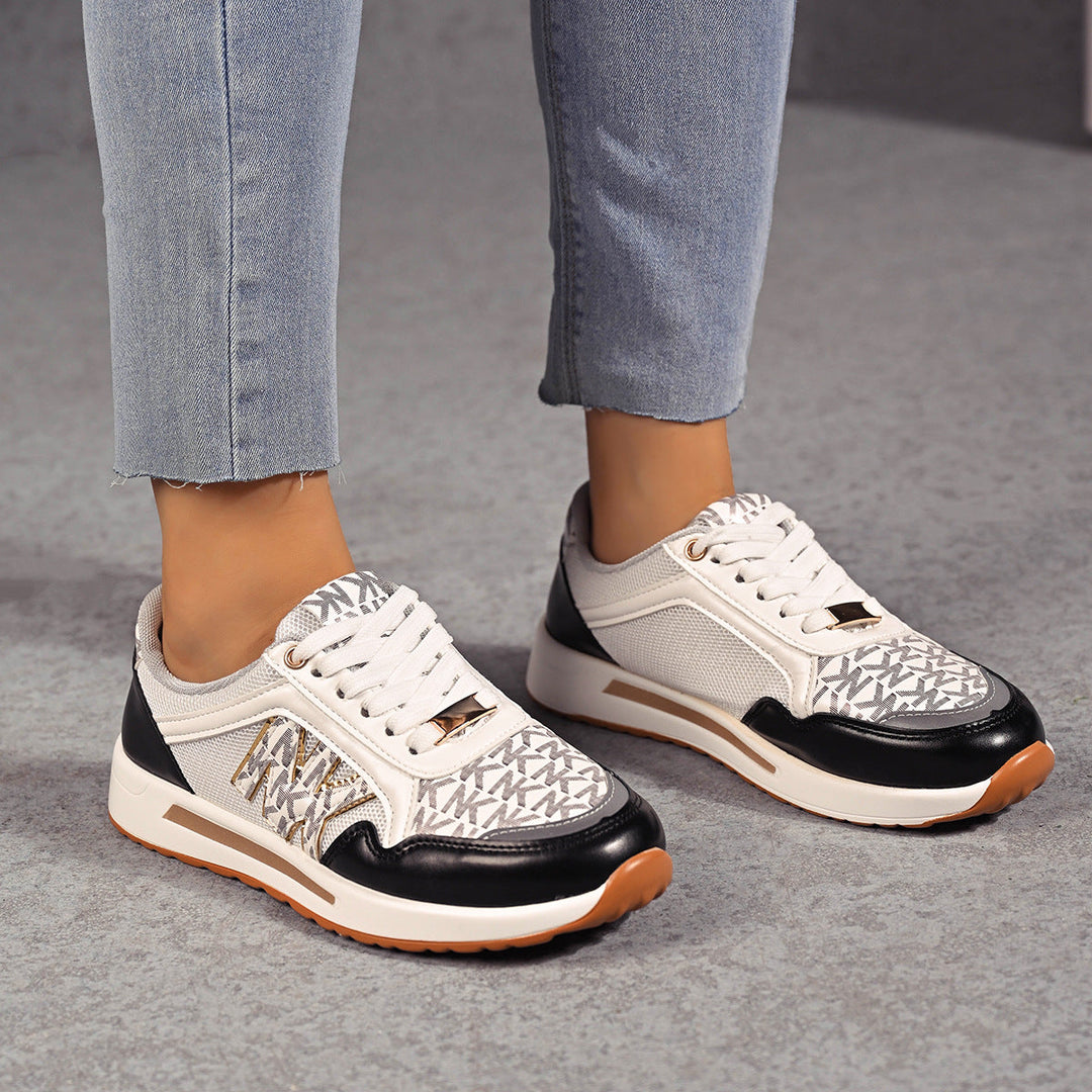 Damen modische Lauf-Sneaker mit atmungsaktivem Mesh und stylishem Design Drune