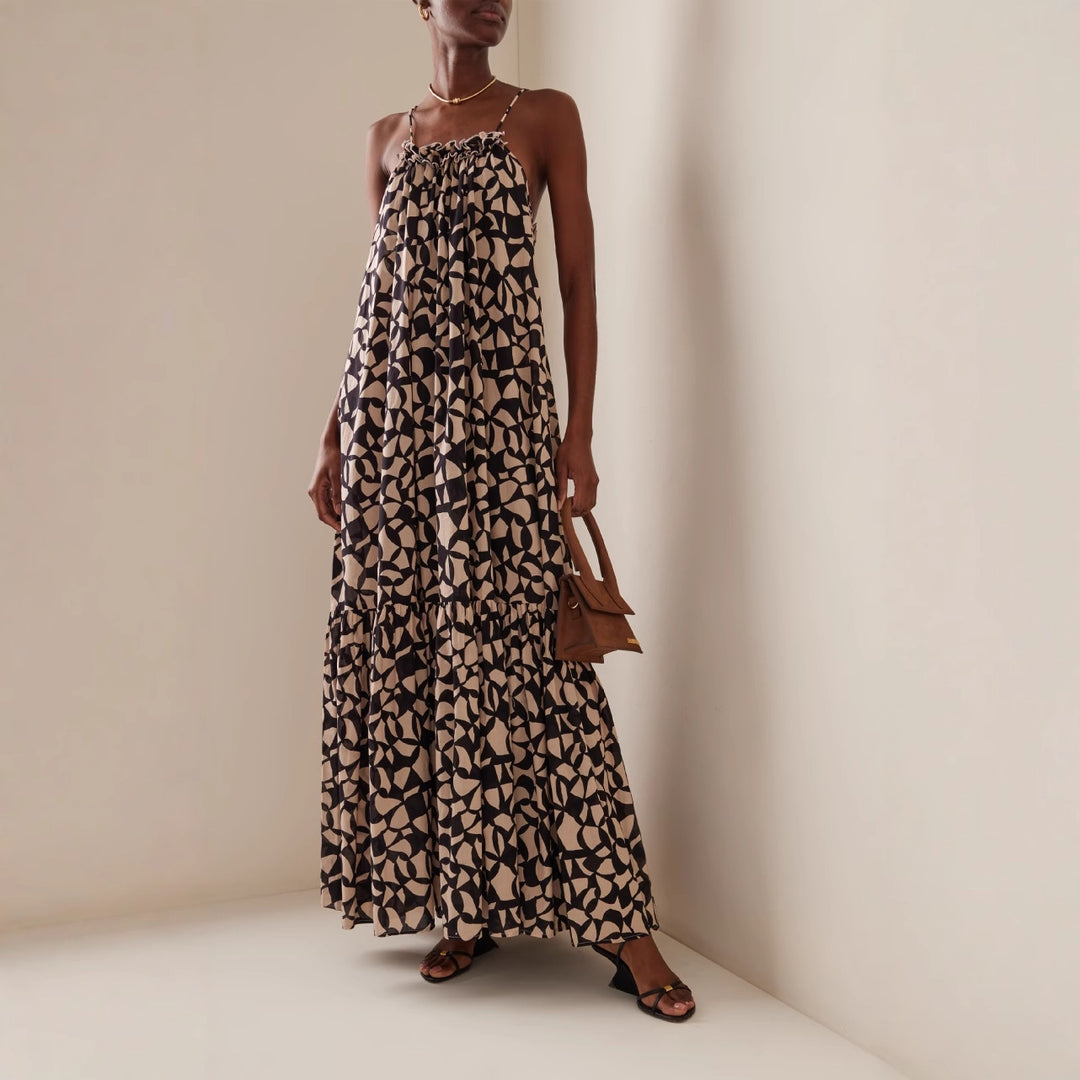 Damen Maxikleid Drune