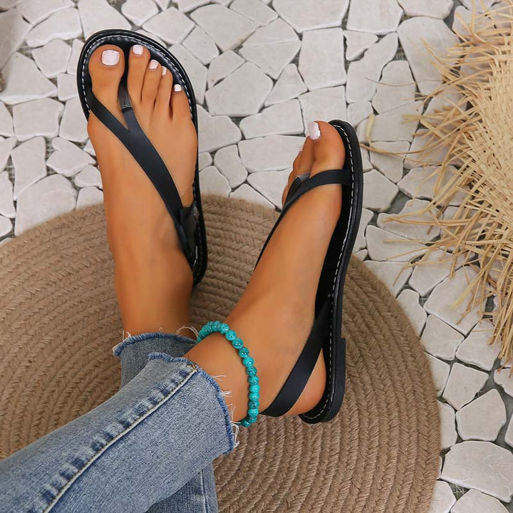 Drune | Minimalistische Sandalen Mit Schnalle Für Damen