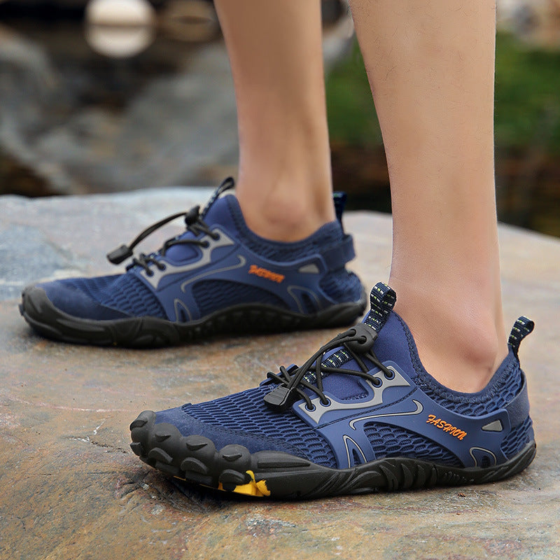 Unisex nan Aqua-Sneaker mit elastischem Einstieg, Schnellzug-Schnürung und rutschfester Flexsohle Drune