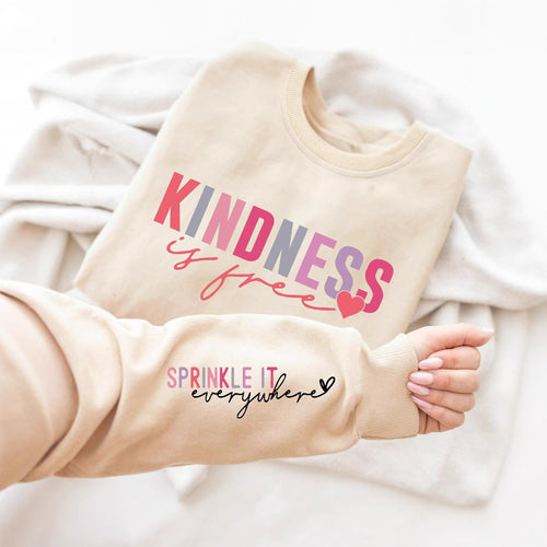 Damen Sweatshirt mit inspirierendem Schriftzug und gemütlicher Passform Drune