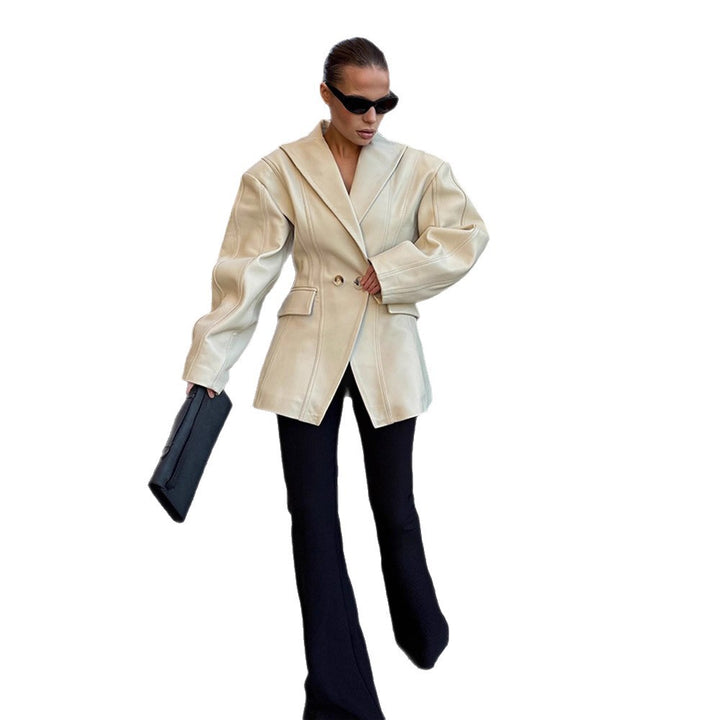 Damen Oversized Blazerjacke mit modernem Schnitt und eleganten Details Drune
