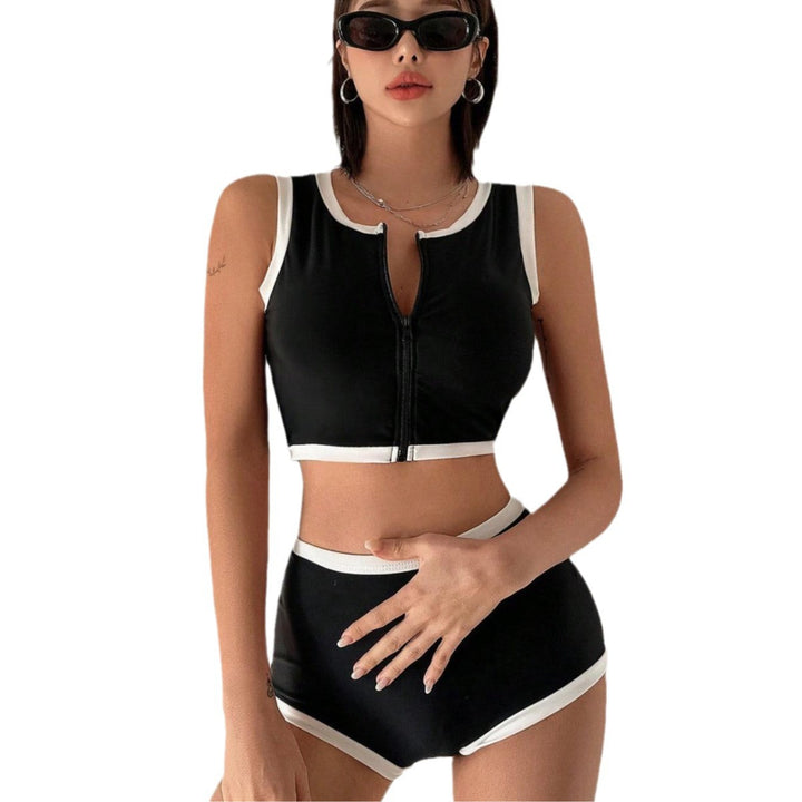 Damen Sportliches Zweiteiler-Badeoutfit Drune