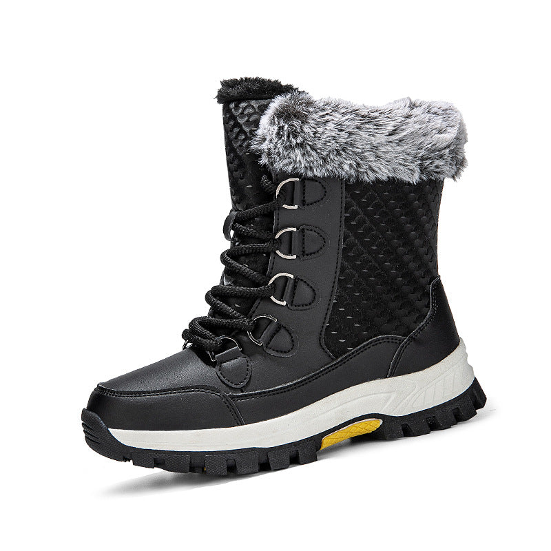 Damen Thermo-Winterstiefel mit rutschfester Sohle und isolierendem Futter Drune