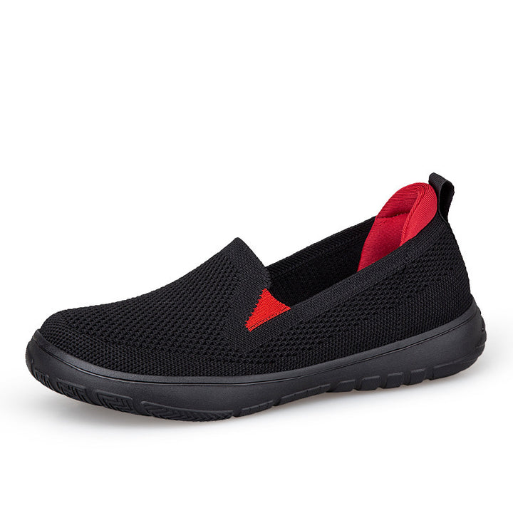 Damen nan nahtloser Strick-Slipper mit ergonomischer Fußbettenkontur und stoßabsorbierender Leichtlaufsohle Drune