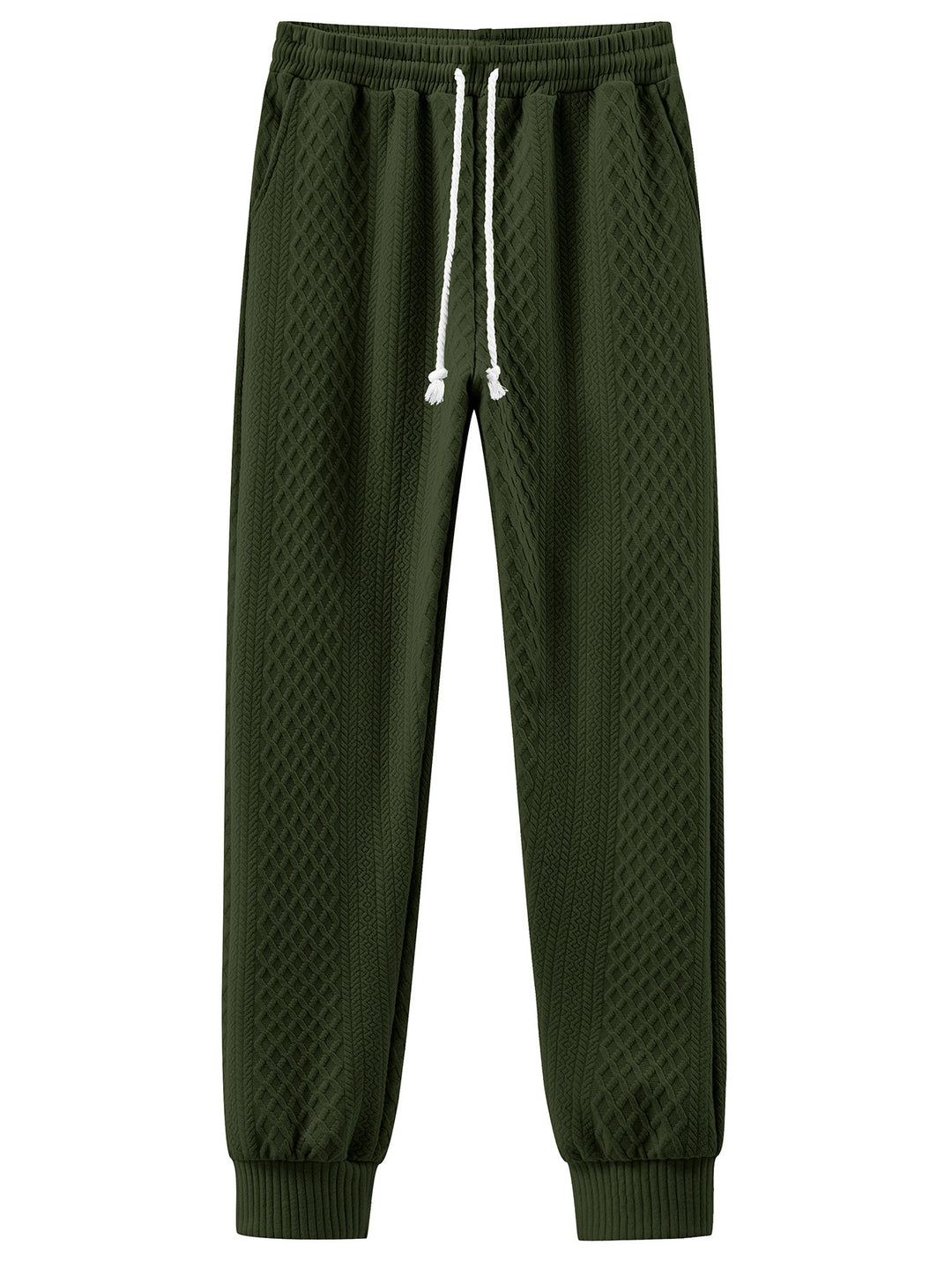 Herren Komfortable Strick-Jogginghose mit modernem Design und elastischem Bund Drune