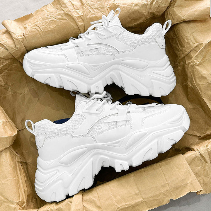 Damen Chunky Sneakers mit dämpfender Sohle und atmungsaktivem Obermaterial Drune