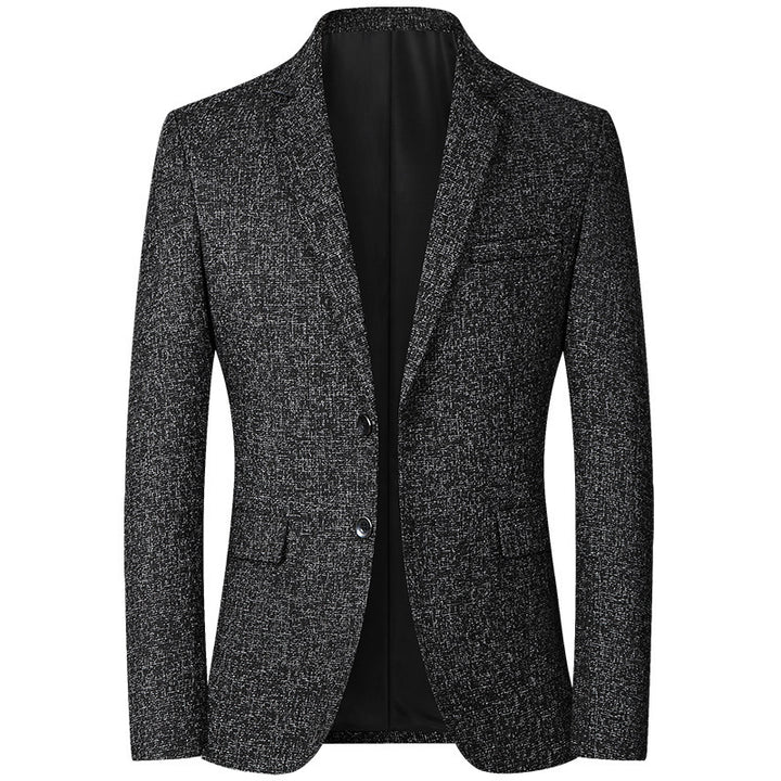 Herren moderner und eleganter Blazer aus Strukturstoff Drune