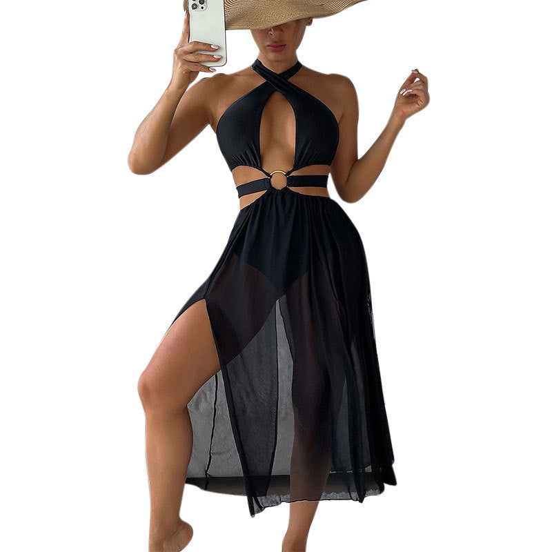 Damen Chic und lässiger Strandüberwurf Drune