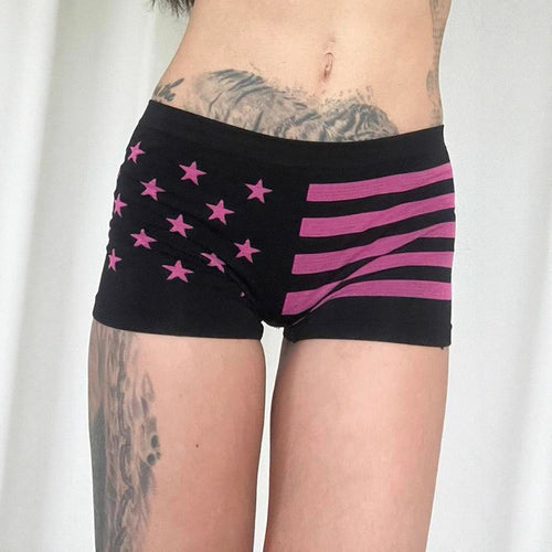 Damen Komfortable Boxershorts mit patriotischem Design Drune