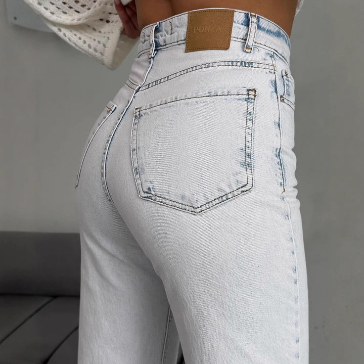 Damen High-Waist Jeans im modernen Vintage-Look Drune