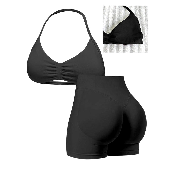 Damen Sportlicher Bikini mit gepolstertem Oberteil und hoher Taille Drune