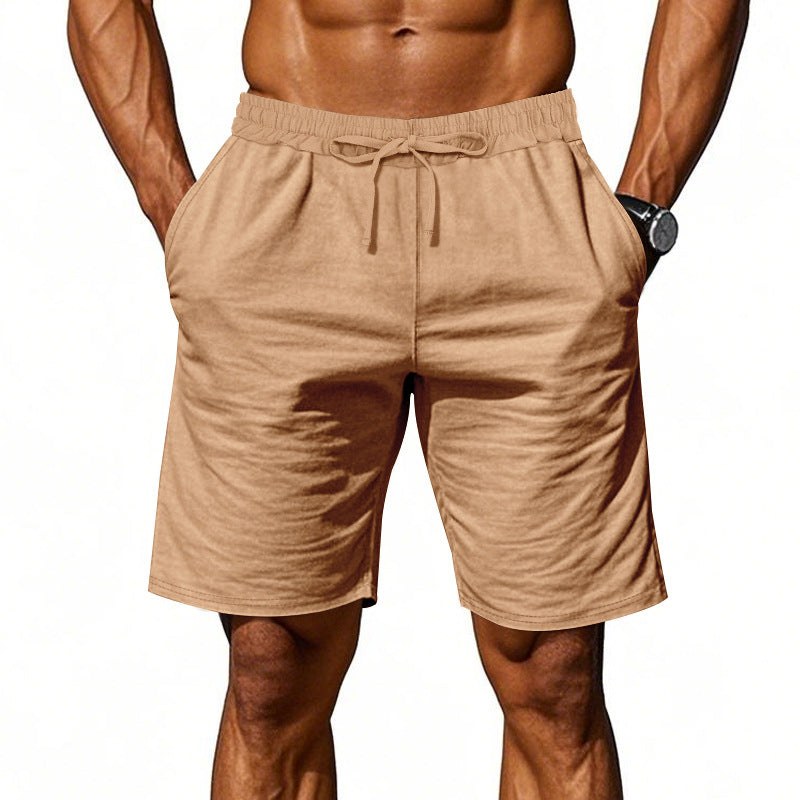 Herren lässige Jersey-Shorts mit elastischem Bund und praktischen Taschen Drune