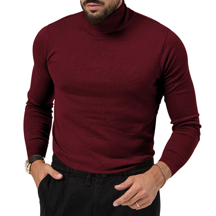 Herren eleganter Rollkragenpullover aus softem Material Drune