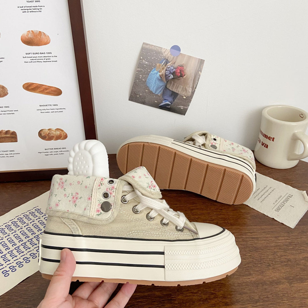 Damen Sportliche Sneakers mit atmungsaktivem Obermaterial und dämpfender Sohle Drune