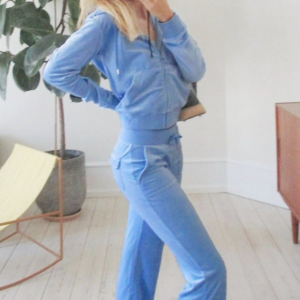 Damen sportlicher Fleece-Jogginganzug Drune