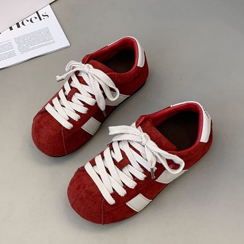 Damen Komfortable Sneaker aus hochwertigem Wildleder mit klassischem Design Drune