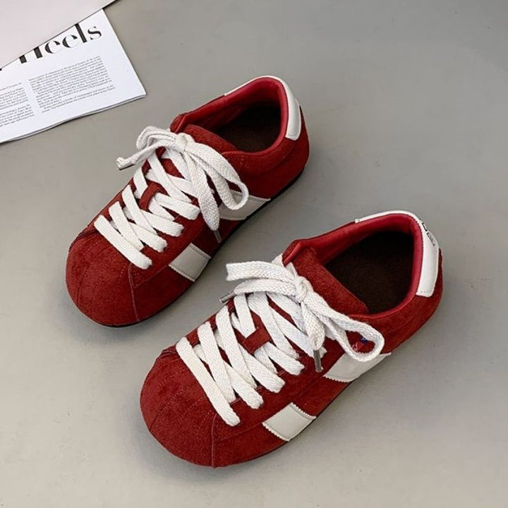 Damen Komfortable Sneaker aus hochwertigem Wildleder mit klassischem Design Drune