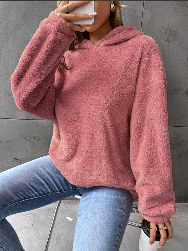 Damen Kuscheliges Hoodie aus Fleece Drune