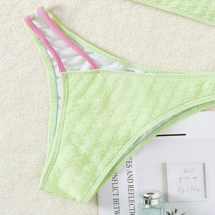 Damen Bikini-Set mit verspieltem Wickeldesign und elastischen Details Drune