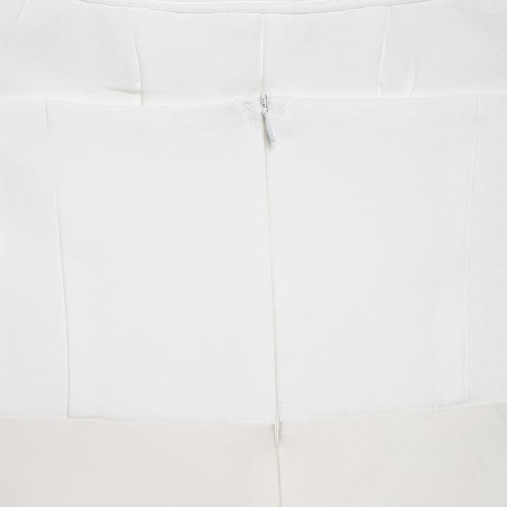 Damen langes Satin Abendkleid mit elegantem Drapé Drune