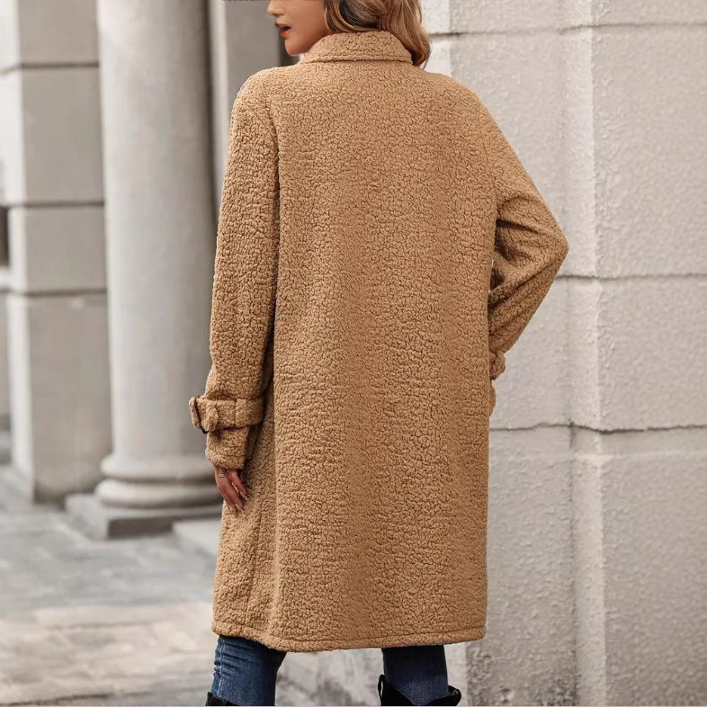 Damen Teddy-Mantel Drune