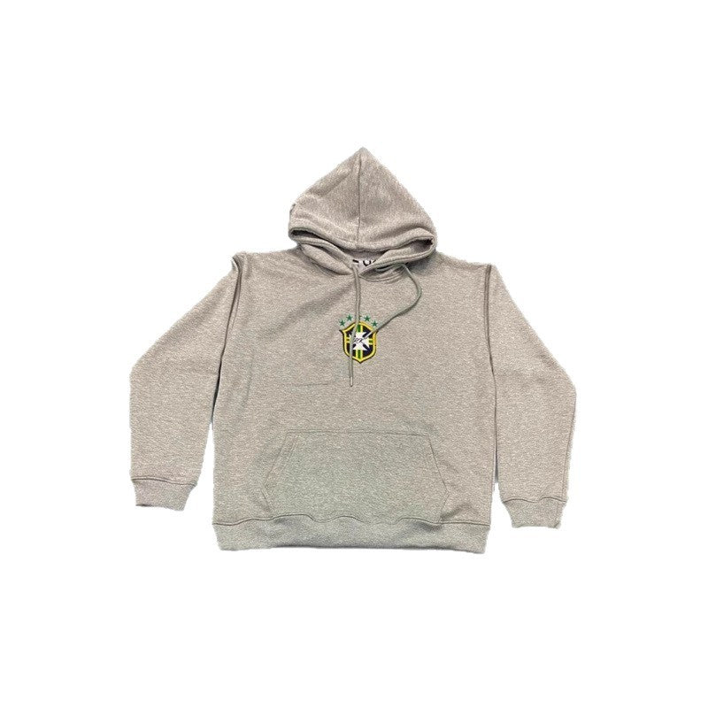 Damen nan weite Jogginghose mit elastischem Bund, Tunnelzug und gesticktem Emblem Drune