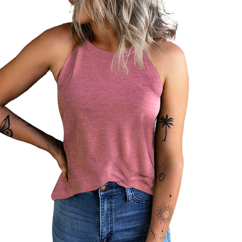 Damen Ärmeloses Sporttop mit lässigem Schnitt und feuchtigkeitsableitender Funktion Drune
