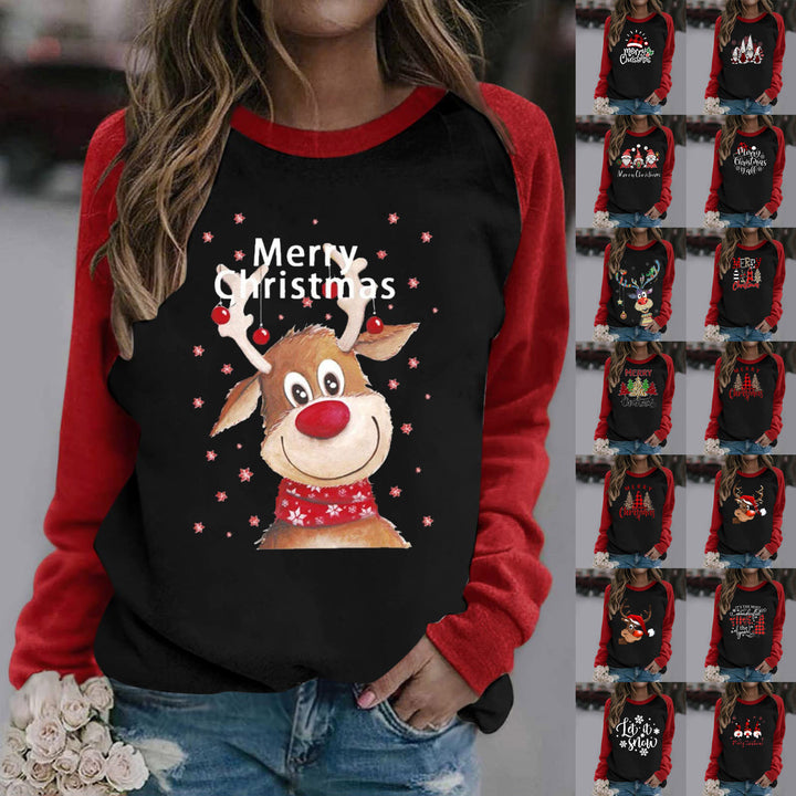Damen Sweatshirt mit festlichem Weihnachtsmotiven Drune