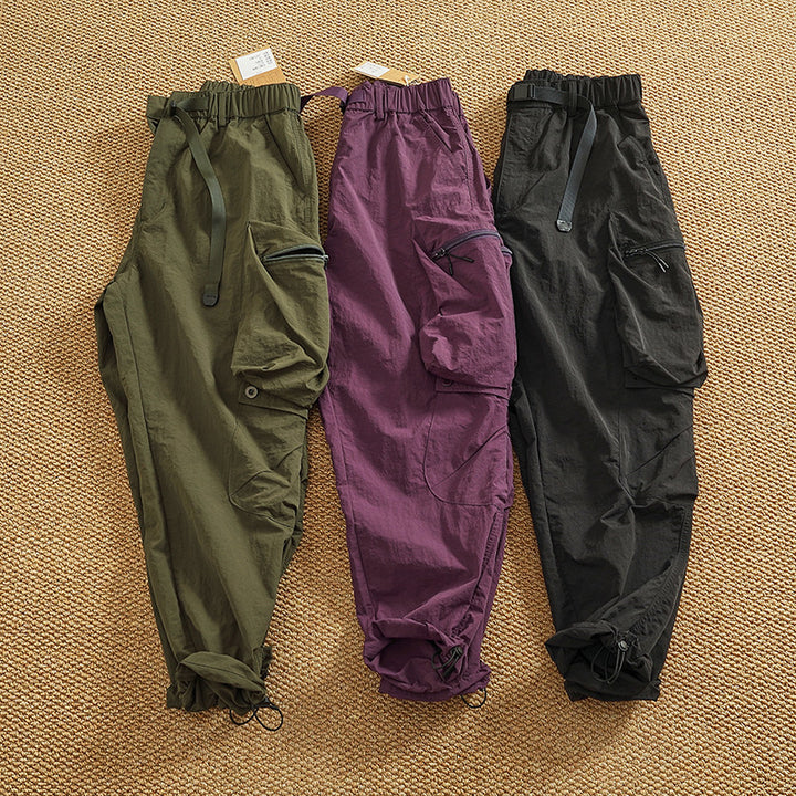 Herren Cargo-Hose mit praktischen Taschen und elastischem Bund Drune