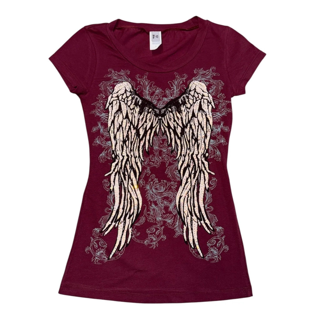 Damen T-Shirt mit Engelprint Drune