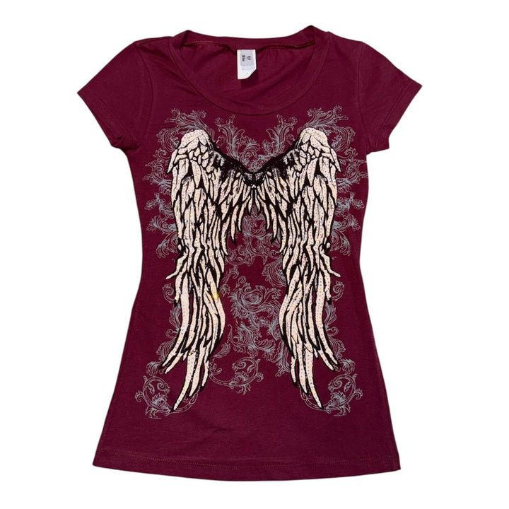 Damen T-Shirt mit Engelprint Drune