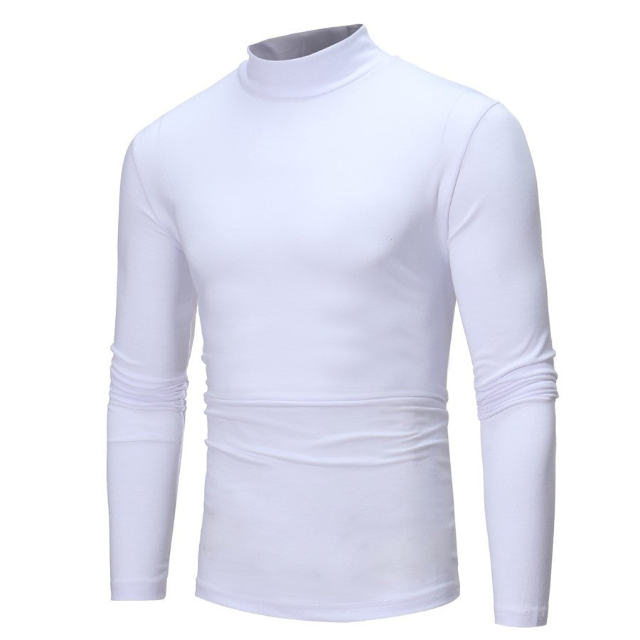 Herren turtleneck Langarmshirt Drune