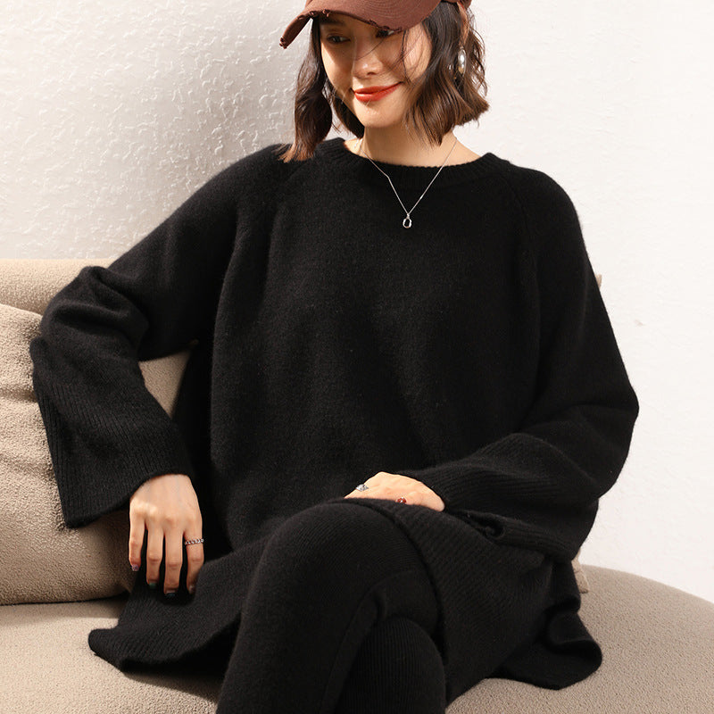 Damen Moderner Oversized Pullover Drune