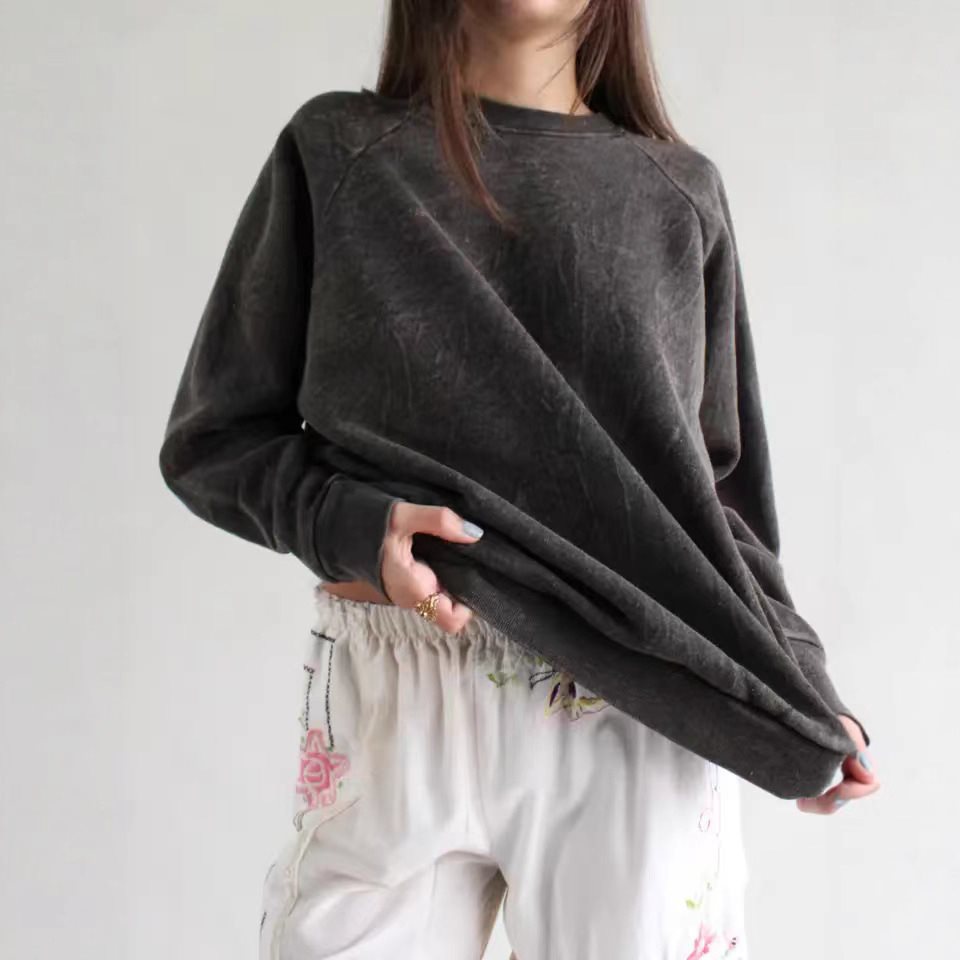 Damen Lässiger und bequemer Sweatshirt mit lässigem Schnitt Drune