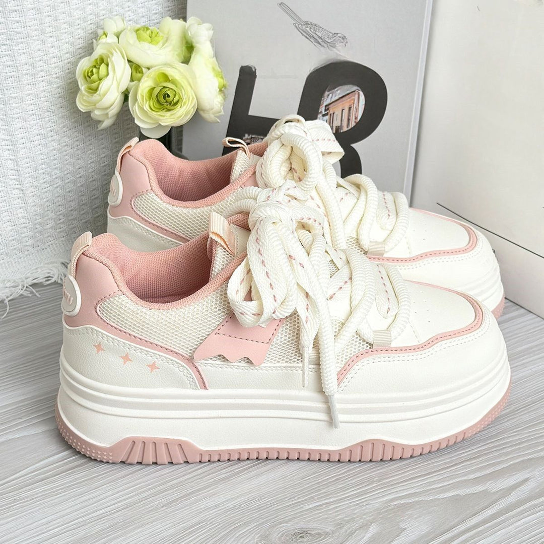 Damen Sportliche Sneaker mit dicker Sohle Drune