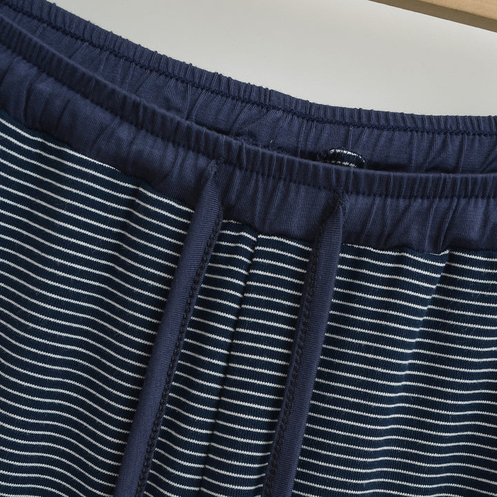 Damen Weite Lounge-Hose mit elastischem Bund und seitlichen Taschen Drune