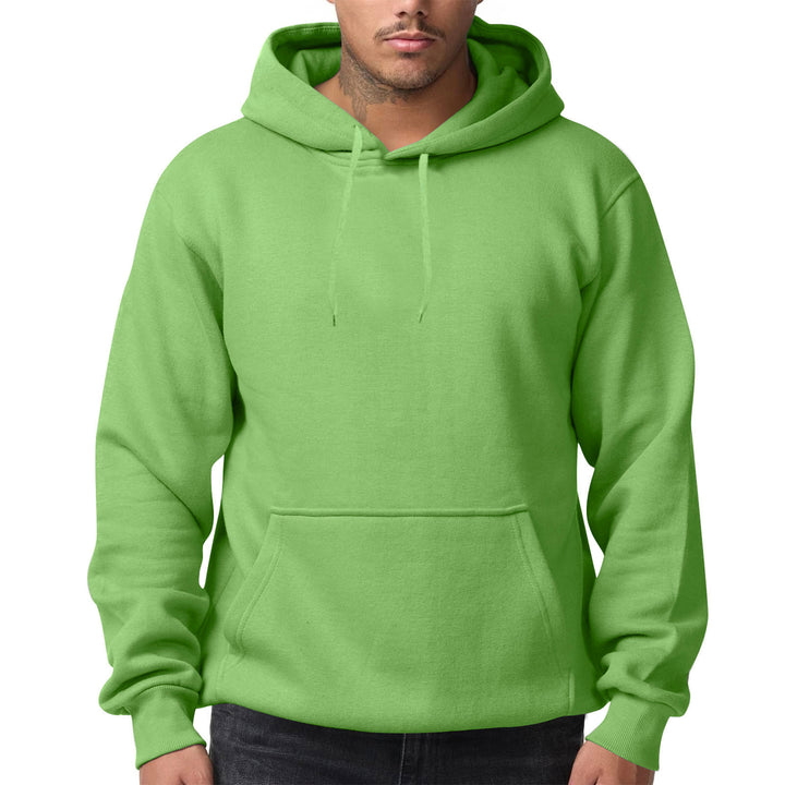 Herren nan Premium-Kapuzenpullover mit Kängurutasche, innen angerautem Fleece, verstärkter Nackennaht und geripptem Saum Drune