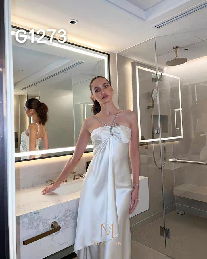 Damen Elegante Corsage-Bluse mit transparenten Ärmeln Drune