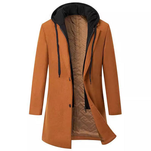 Damen modischer Parka mit abnehmbarer Kapuze Drune