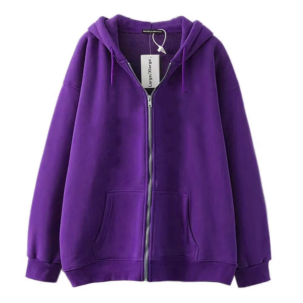 Damen Kapuzenjacke im oversized Schnitt mit praktischen Taschen Drune