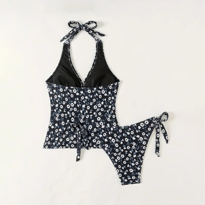 Damen Einteilig floral gemusterter Badeanzug Drune