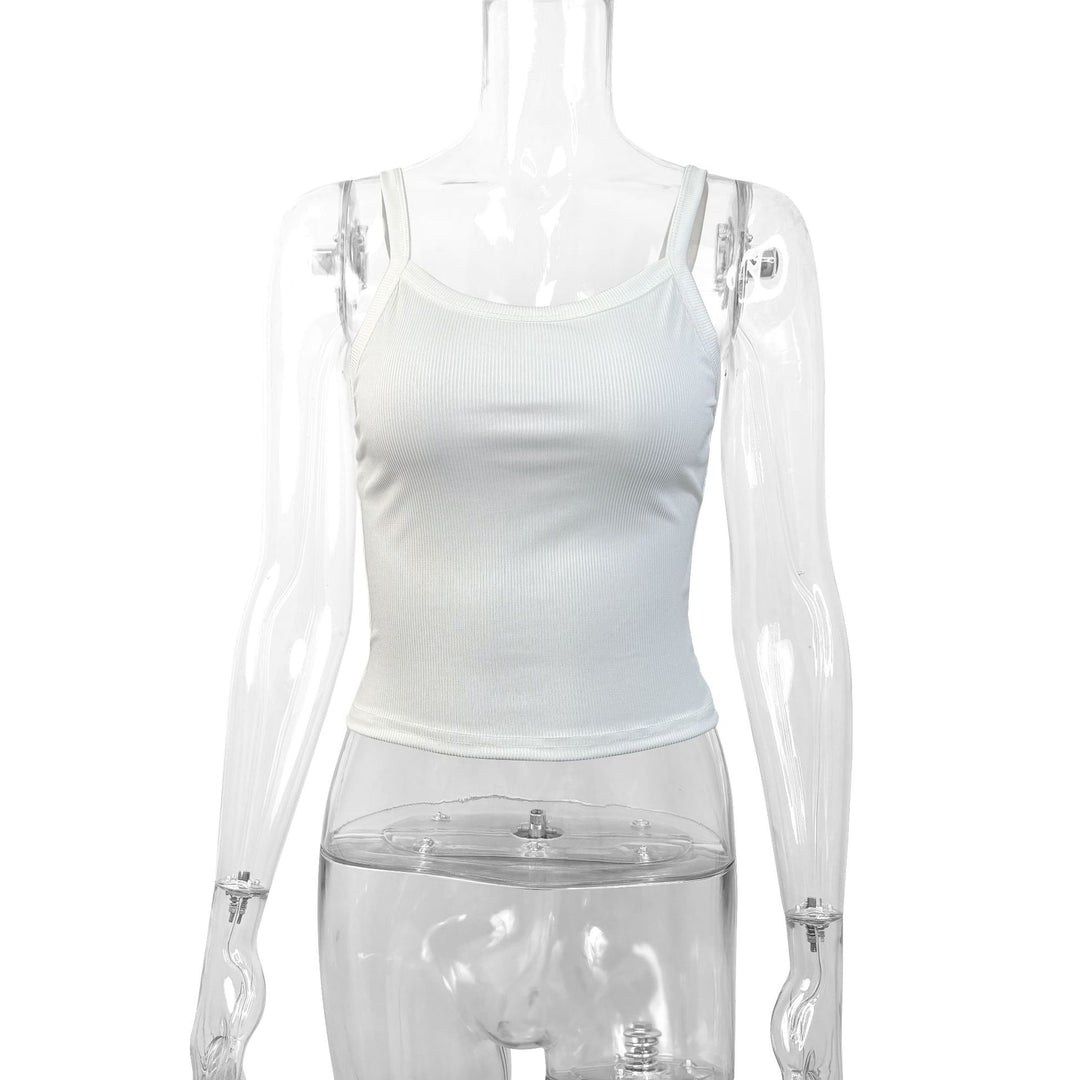 Damen Trägershirt aus Rippenstoff mit figurbetontem Schnitt Drune